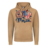 Vintage Camel peace love 'merica Vintage Hoodie - MaliasSmallBusiness