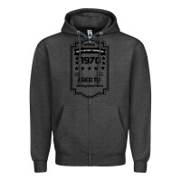 Charcoal Heather vintage quality without compromise 1970 Zipper Hoodie - Bettercallsaul