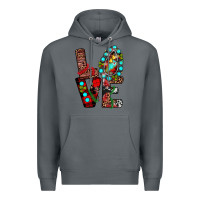 Rock christmas love Premium Hoodie - JahusDesignShop
