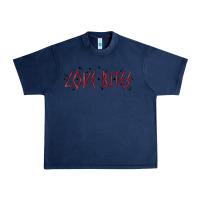 Navy love bites Urban Heavy Tee - MaliasSmallBusiness