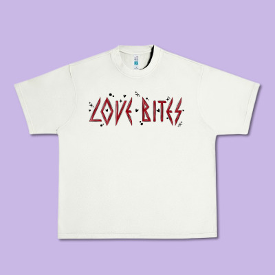 Love Bites Urban Heavy Tee Designed By Maliassmallbusiness