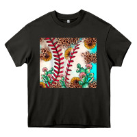 Asphalt baseball leopard turquoise cactus sunflower Heavy Core Tee - JahusDesignShop