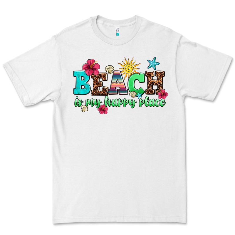 Beach Is My Happy Place Premium Tee by AdoDesignShop | Teevron