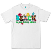 White beach is my happy place Premium Tee - AdoDesignShop