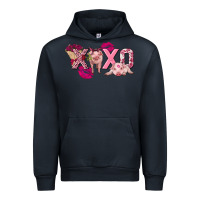 Valentine's Day Pig Xoxo Urban Hoodie | Teevron