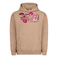 Pigment Burro Valentine's Day Pig Xoxo Urban Hoodie - FaDigitalArtStudio