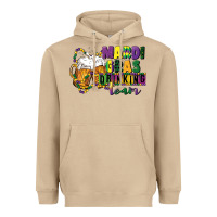 Mushroom mardi gras drinking team 12 inches 300 dpi Heavyweight Hoodie - CowGirlArtShop