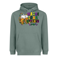 Sage mardi gras drinking team 12 inches 300 dpi Heavyweight Hoodie - CowGirlArtShop