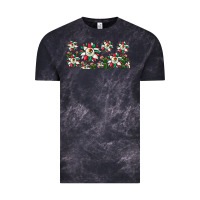 Cloud Black mexican flag sunflower Vintage Tee - JahusDesignShop