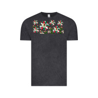 Vintage Black mexican flag sunflower Vintage Tee - JahusDesignShop