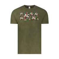 Vintage Olive mexican flag sunflower Vintage Tee - JahusDesignShop