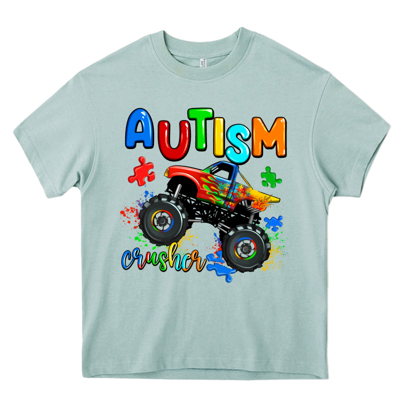 Autism Crusher Heavy Core Tee by AdoDesignShop | Teevron