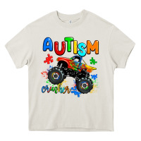Cream autism crusher Heavy Core Tee - AdoDesignShop