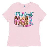 Bubblegum Pink my first nail bbs Ladies Tee - BundleAndBundleShop