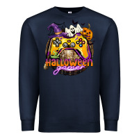 Navy halloween gamer Premium Sweatshirt - CowGirlArtShop