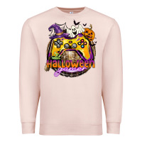 Pale Pink halloween gamer Premium Sweatshirt - CowGirlArtShop
