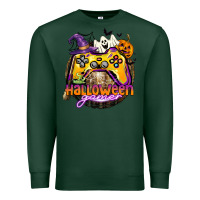 Sports Green halloween gamer Premium Sweatshirt - CowGirlArtShop