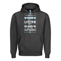 Charcoal Heather I VE BEEN CALLED GRANDPA -may favorite grandpa Zipper Hoodie - Bettercallsaul