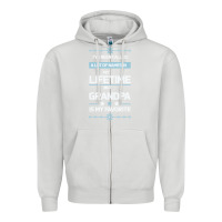 Dove Grey I VE BEEN CALLED GRANDPA -may favorite grandpa Zipper Hoodie - Bettercallsaul