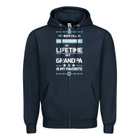 Navy I VE BEEN CALLED GRANDPA -may favorite grandpa Zipper Hoodie - Bettercallsaul