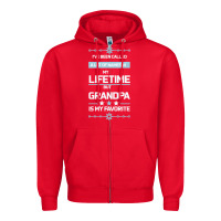 Red I VE BEEN CALLED GRANDPA -may favorite grandpa Zipper Hoodie - Bettercallsaul