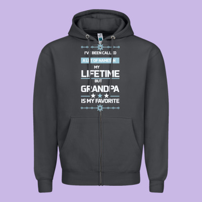 I Ve Been Called Grandpa -may Favorite Grandpa Zipper Hoodie Designed By Bettercallsaul