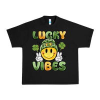 Black lucky vibes Urban Heavy Tee - MaliasSmallBusiness
