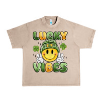 French Oak lucky vibes Urban Heavy Tee - MaliasSmallBusiness