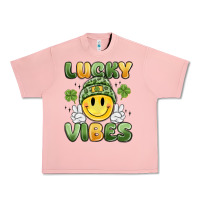 Salmon lucky vibes Urban Heavy Tee - MaliasSmallBusiness