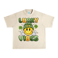 Sandshell lucky vibes Urban Heavy Tee - MaliasSmallBusiness