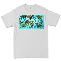 Dove Grey dinosaurs sippy cup Premium Tee - Artiststas