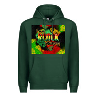 Sports Green i am black history tumbler cowgirl Premium Hoodie - CowGirlArtShop