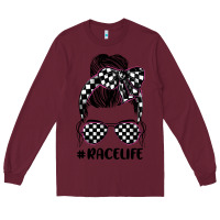 Burgundy race life Long Sleeve Tee - JahusDesignShop