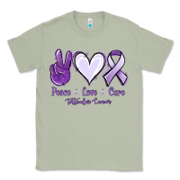 Matcha Peace love cure Testicular Cancer Classic Tee - NancyCooperArtShop