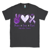 Smoke Peace love cure Testicular Cancer Classic Tee - NancyCooperArtShop