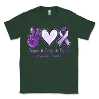 Sports Green Peace love cure Testicular Cancer Classic Tee - NancyCooperArtShop