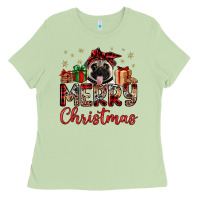 Matcha merry christmas pug Ladies Tee - JahusDesignShop