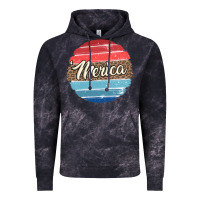 Cloud Black leopard merica Vintage Hoodie - MaliasSmallBusiness