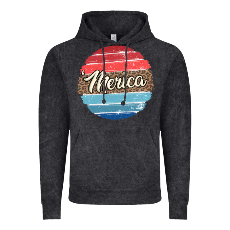 Leopard Merica Vintage Hoodie by MaliasSmallBusiness | Teevron