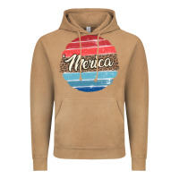 Vintage Camel leopard merica Vintage Hoodie - MaliasSmallBusiness