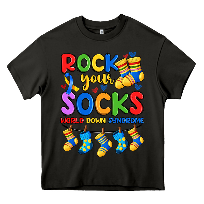 Rock Your  World Down Syndrome Heavy Core Tee by Artiststas | Teevron