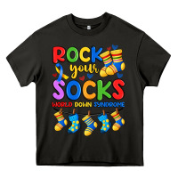 Asphalt rock your  world down syndrome Heavy Core Tee - Artiststas