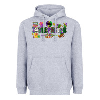 Heather Grey interpreter mardi gras Heavyweight Hoodie - CowGirlArtShop