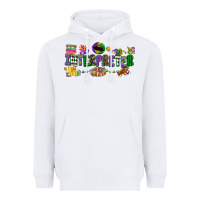 White interpreter mardi gras Heavyweight Hoodie - CowGirlArtShop