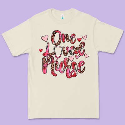One Loved Nurse Premium Tee Designed By Jahusdesignshop