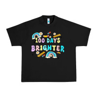 Black 100 days brighter Urban Heavy Tee - MaliasSmallBusiness