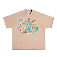 Burro 100 days brighter Urban Heavy Tee - MaliasSmallBusiness