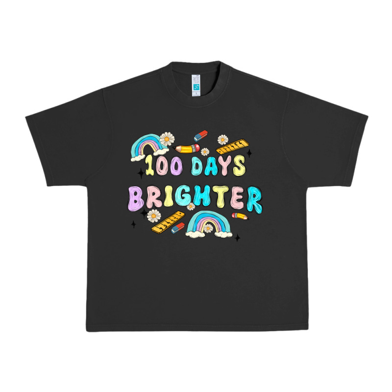 100 Days Brighter Urban Heavy Tee by MaliasSmallBusiness | Teevron