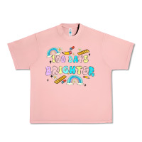 Salmon 100 days brighter Urban Heavy Tee - MaliasSmallBusiness