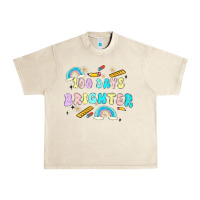 Sandshell 100 days brighter Urban Heavy Tee - MaliasSmallBusiness